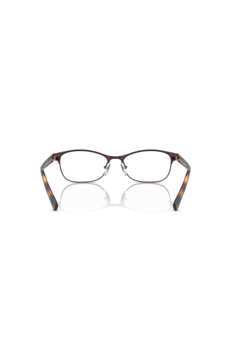 Armani Exchange 53mm Oval optical glasses, Alternate, color, Brown