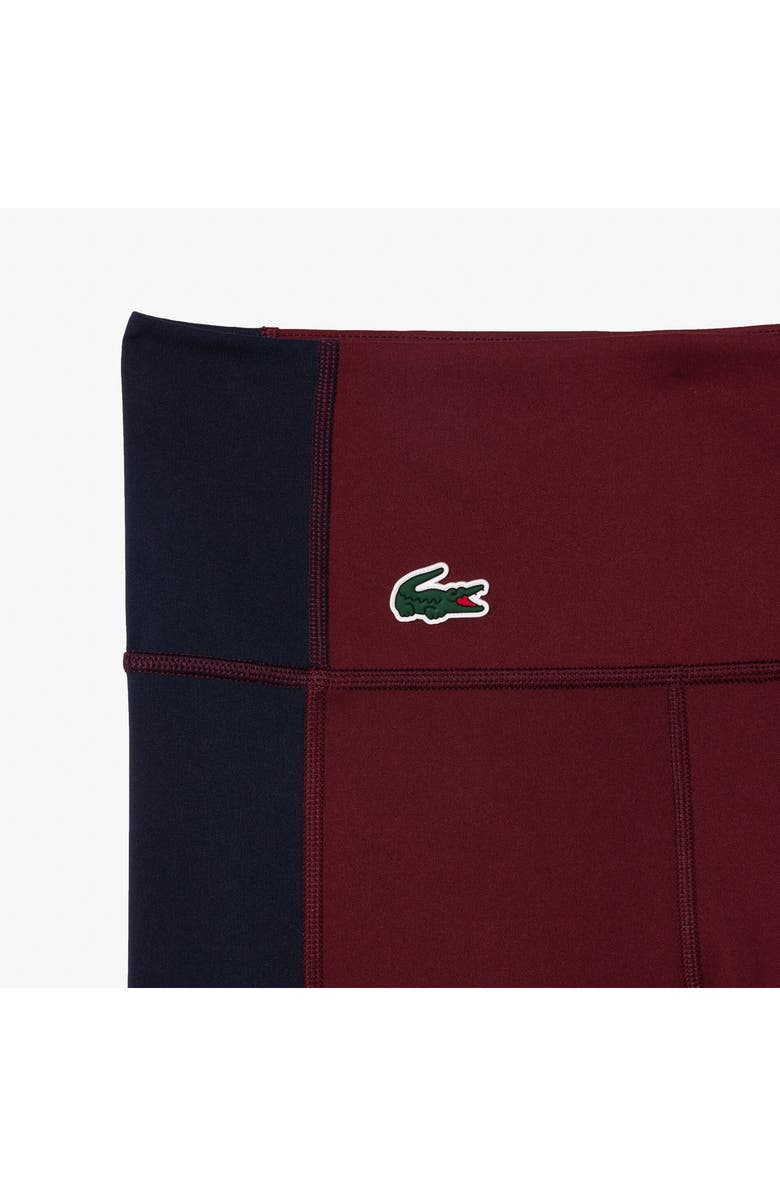 Lacoste Sport Leggings, Alternate, color, Zin/ Navy Blue