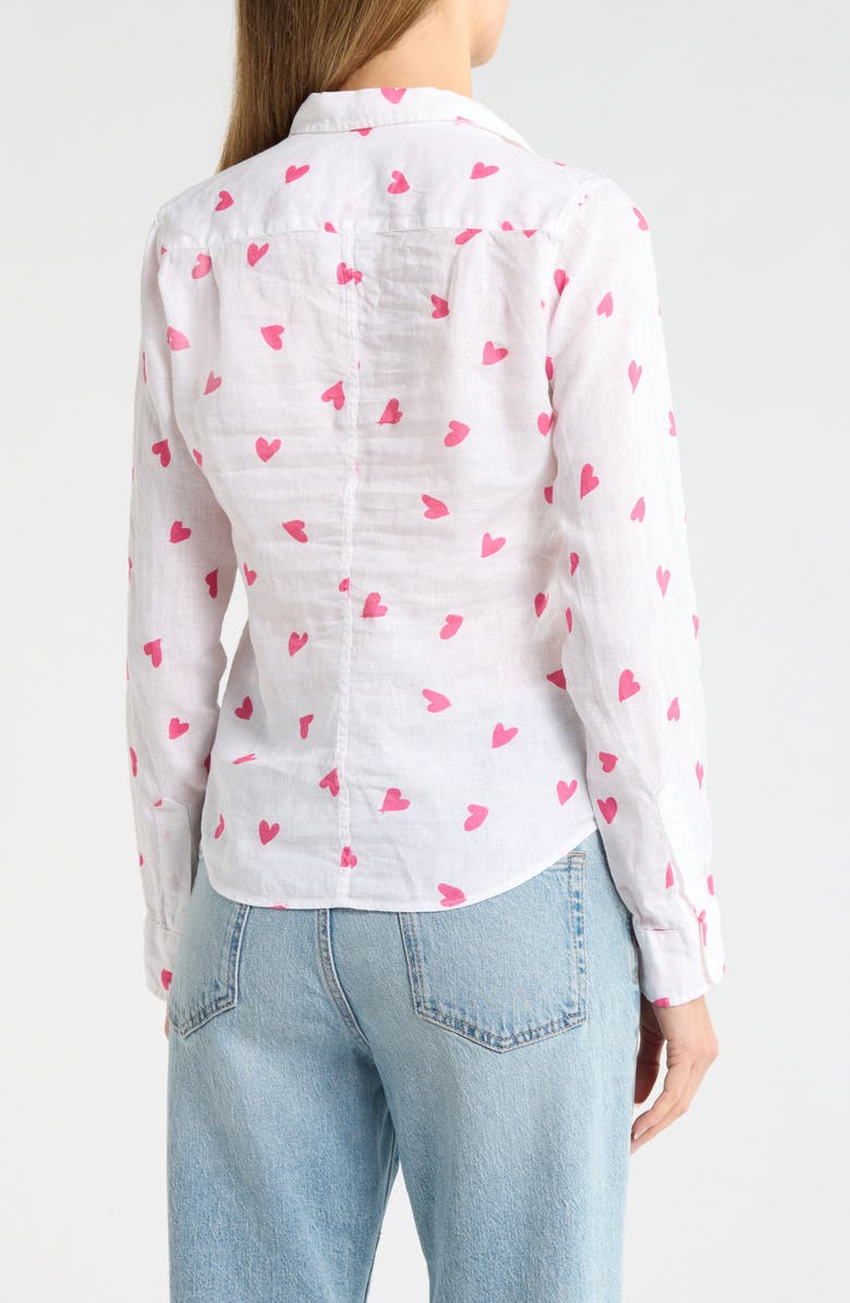 Frank & Eileen Tailored Button-Up Shirt, Alternate, color, Pink Messy Hearts