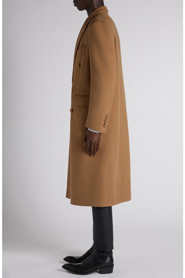 Double Splittable Wool & Cashmere Coat, Alternate, color, EBF CAMEL