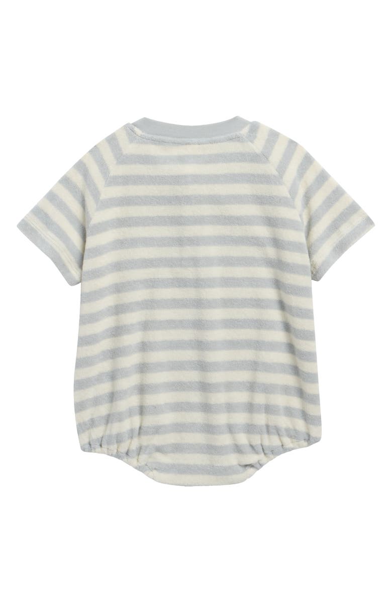 QUINCY MAE Terry Henley Romper, Alternate, color, Sky