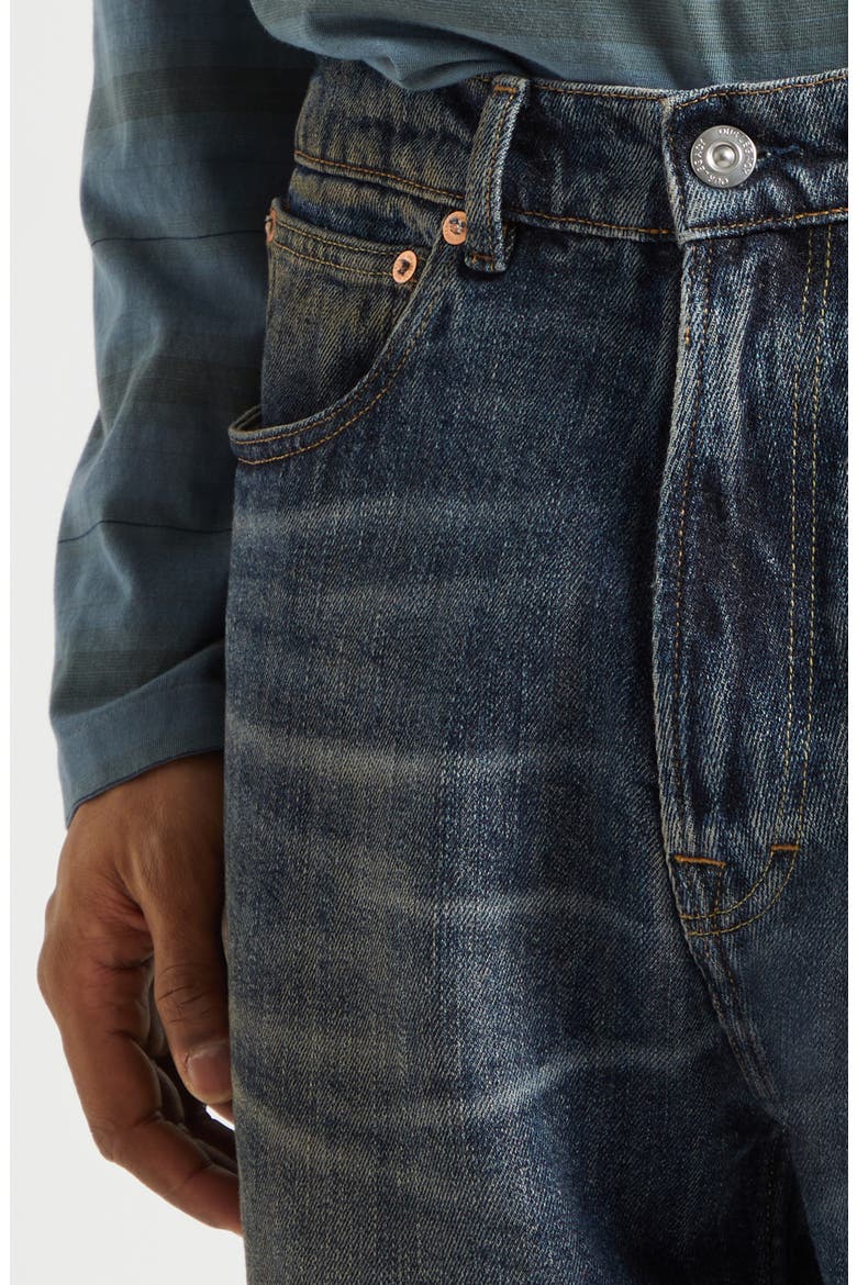 Third Cut Straight Leg Jeans, Alternate, color, ROCKER STORM WASH