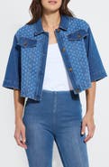 Lysse Thea Crop Short Sleeve Denim Jacket