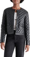 Steve Madden Martine Quilted Faux Leather Jacket