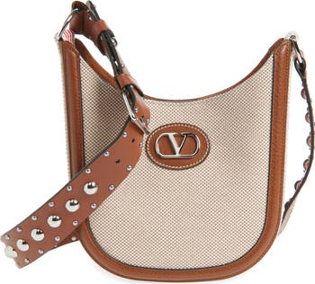 Valentino Garavani Small Antibes Canvas Hobo Bag | Nordstrom