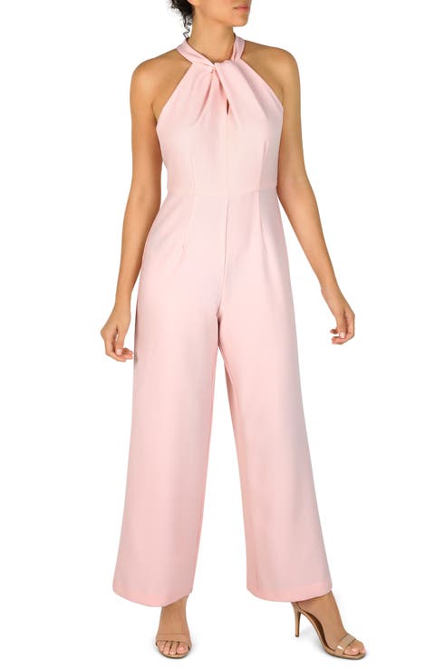 Halter Neck Wide Leg Jumpsuit