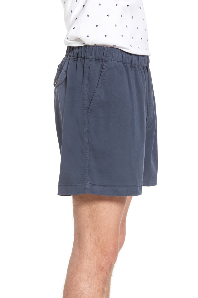 Snappers Elastic Waist 5.5 Inch Stretch Shorts, Alternate, color, NAVY