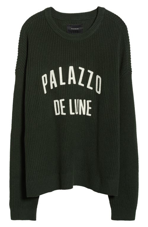 Pacsun Oversize 1996 Cotton Sweater In Green
