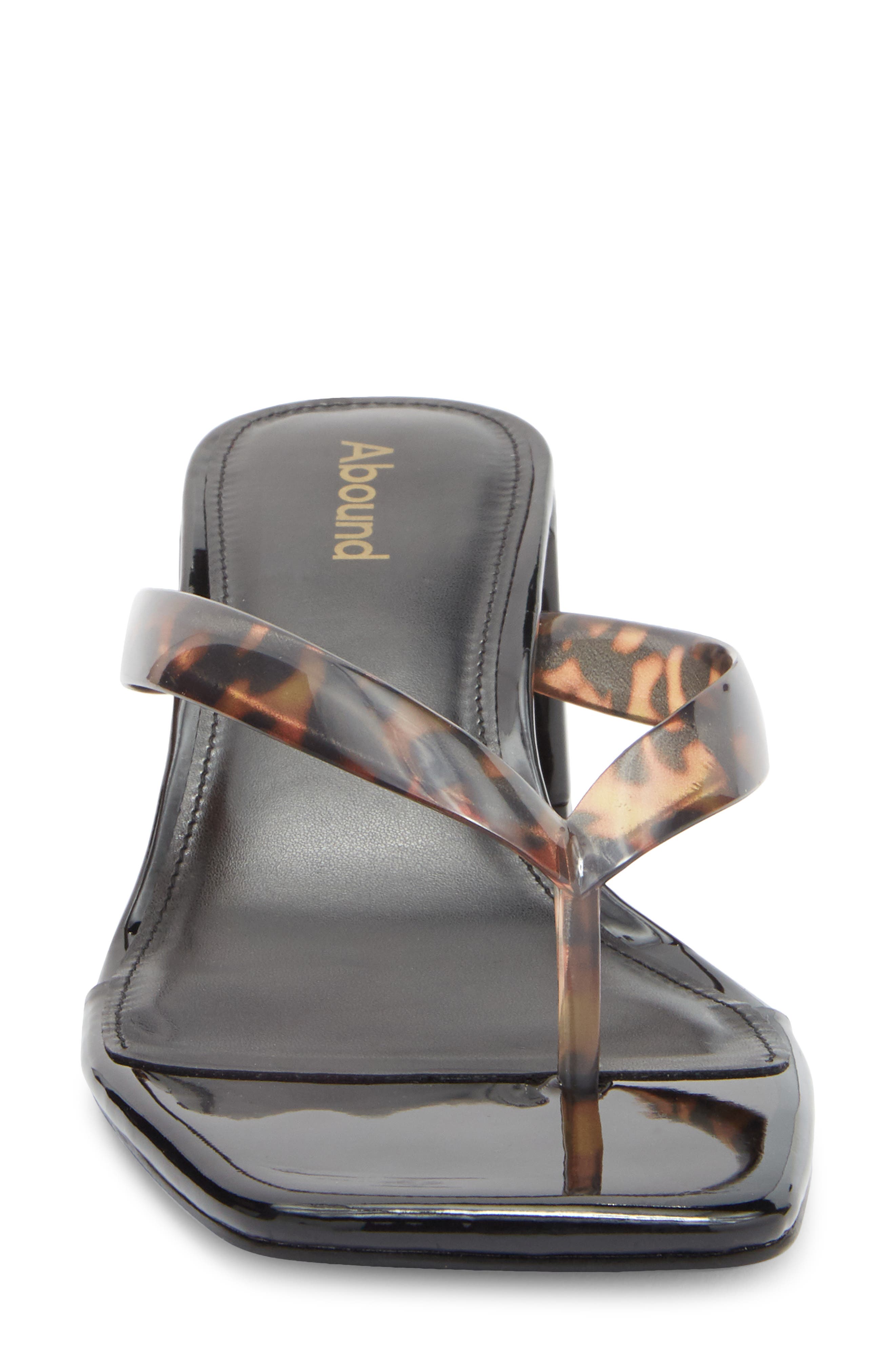 Blayne Block Heel Sandal, Alternate, color, BROWN DARK TORTOISE