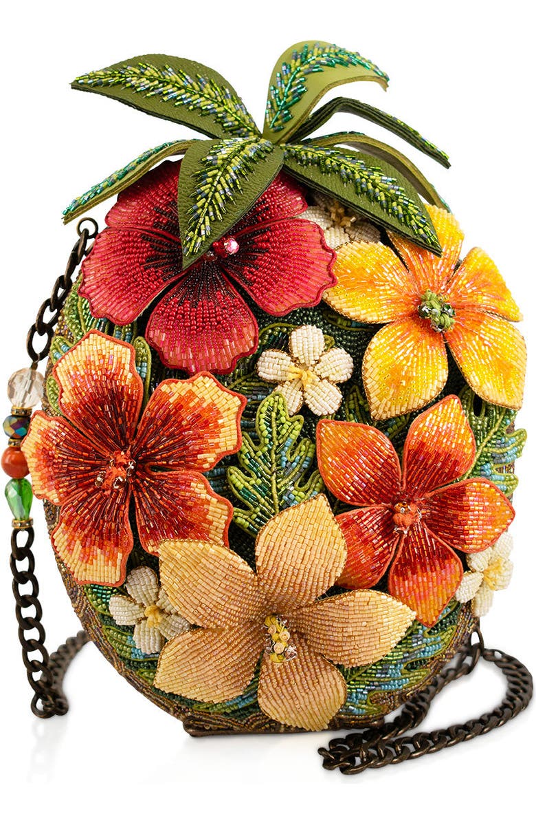 Mary Frances Accessories Tiki Couture Crossbody Handbag, Main, color, Multi