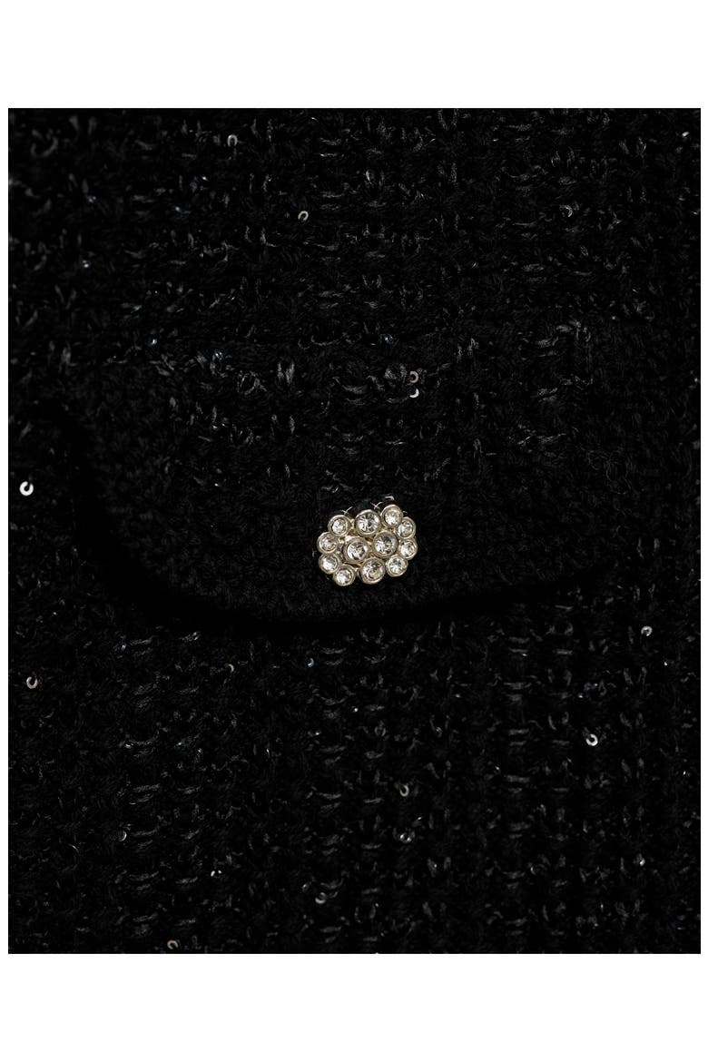 Sequin Cardigan, Alternate, color, BLACK