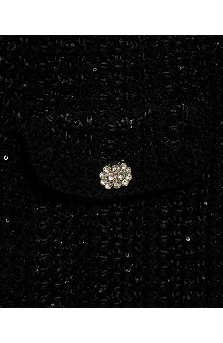 MANGO Sequin Cardigan, Alternate, color,