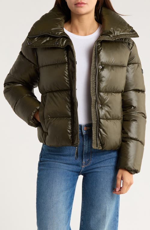 Bcbgeneration Water Resistant Puffer Jacket In Green