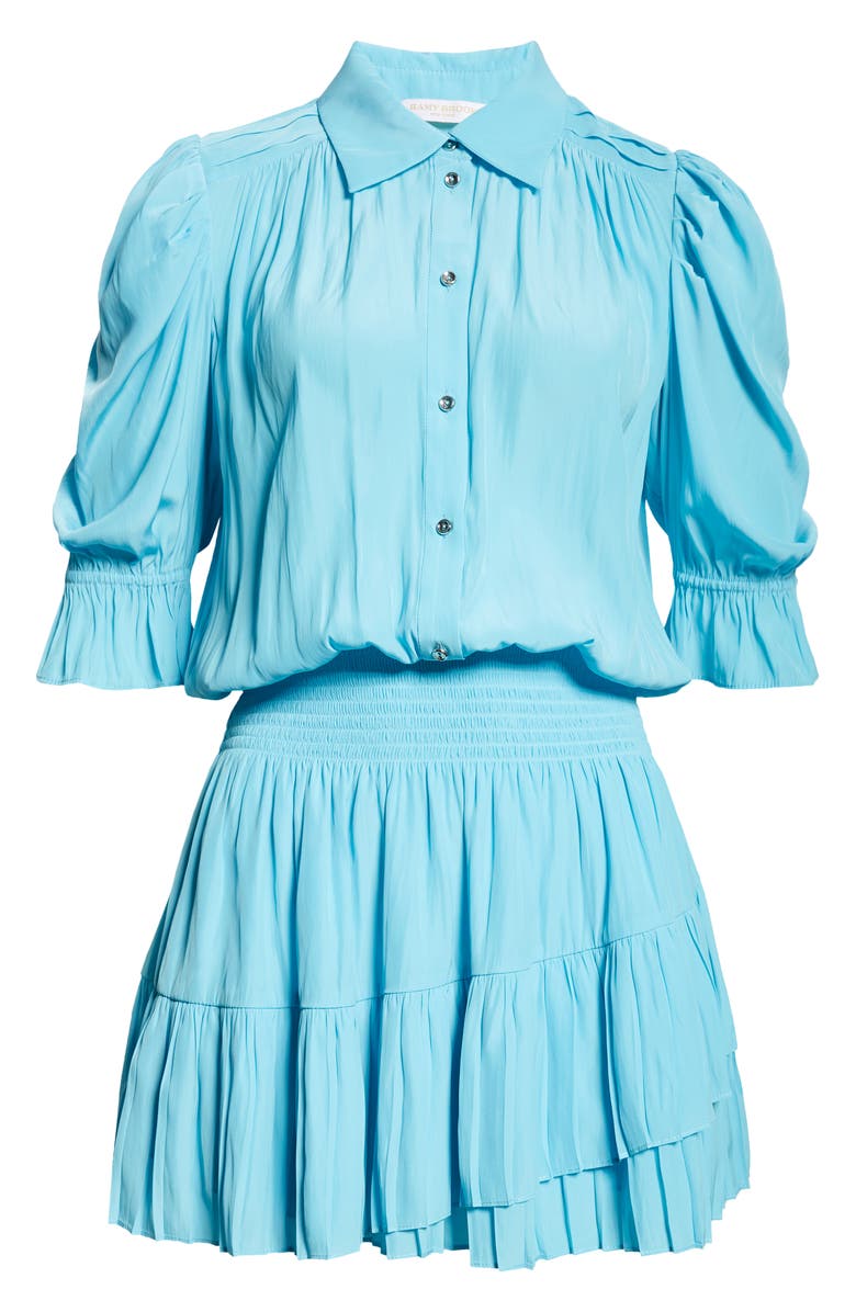 Ramy Brook Angelina Tiered Dress, Alternate, color, Isola Blue