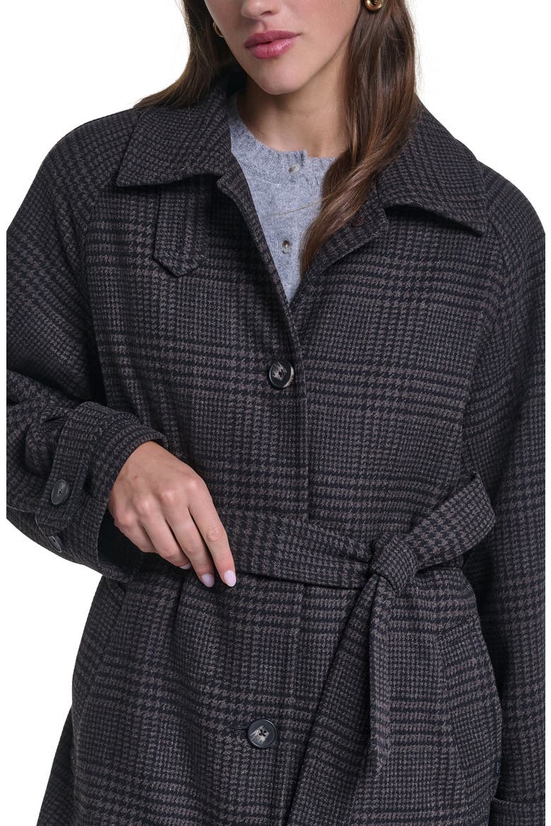 Mac Coat, Alternate, color, BROWN/ BLACK HOUNDSTOOTH