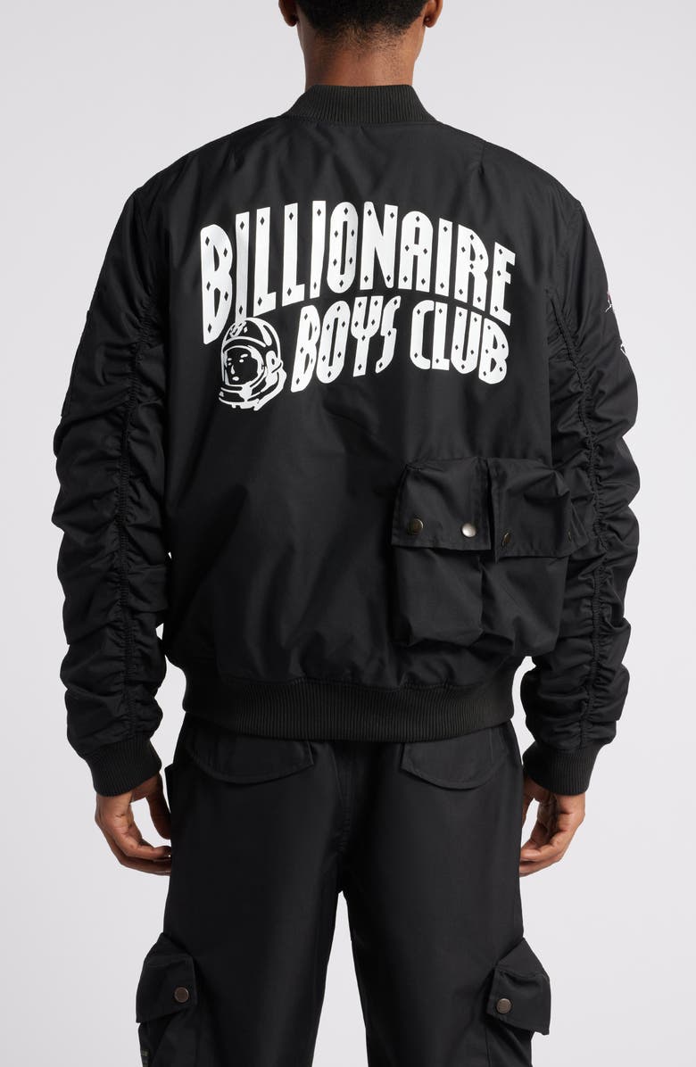 Billionaire Boys Club Thero Embroidered Twill Bomber Jacket, Alternate, color, 