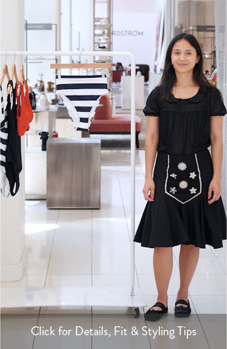 Poppy Stripe High Waist Bikini Bottoms, sales video thumbnail