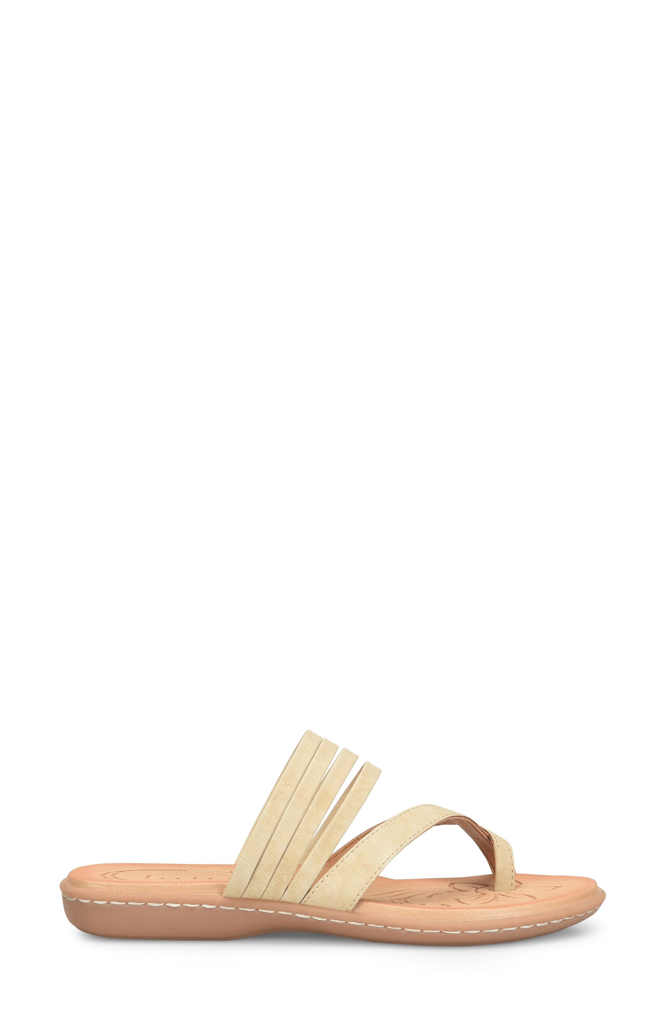 Alisha Slide Sandal, Alternate, color, NATURAL NUBUCK
