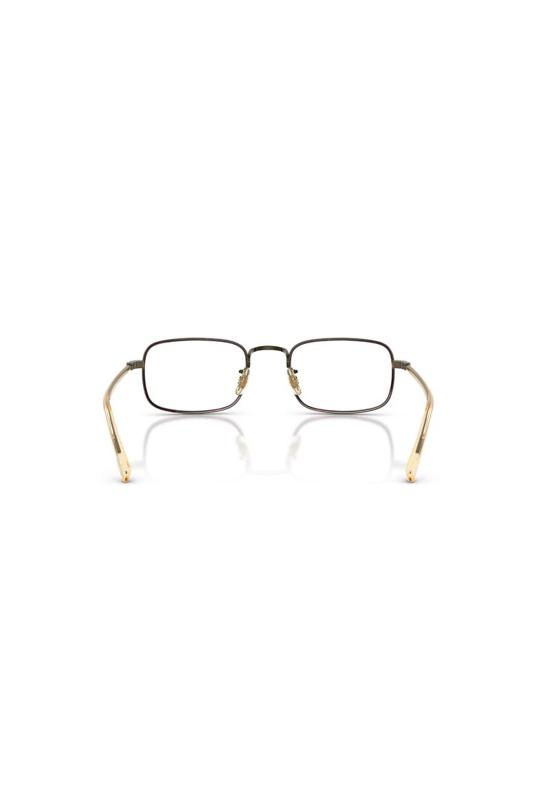 49mm Rectangle optical glasses, Alternate, color, Gold