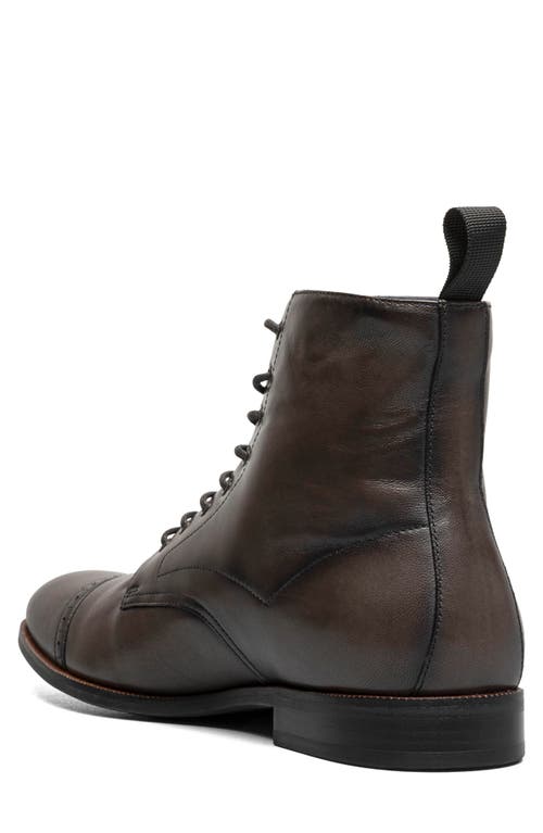 Stacy Adams Henry Cap Toe Boot In Gray
