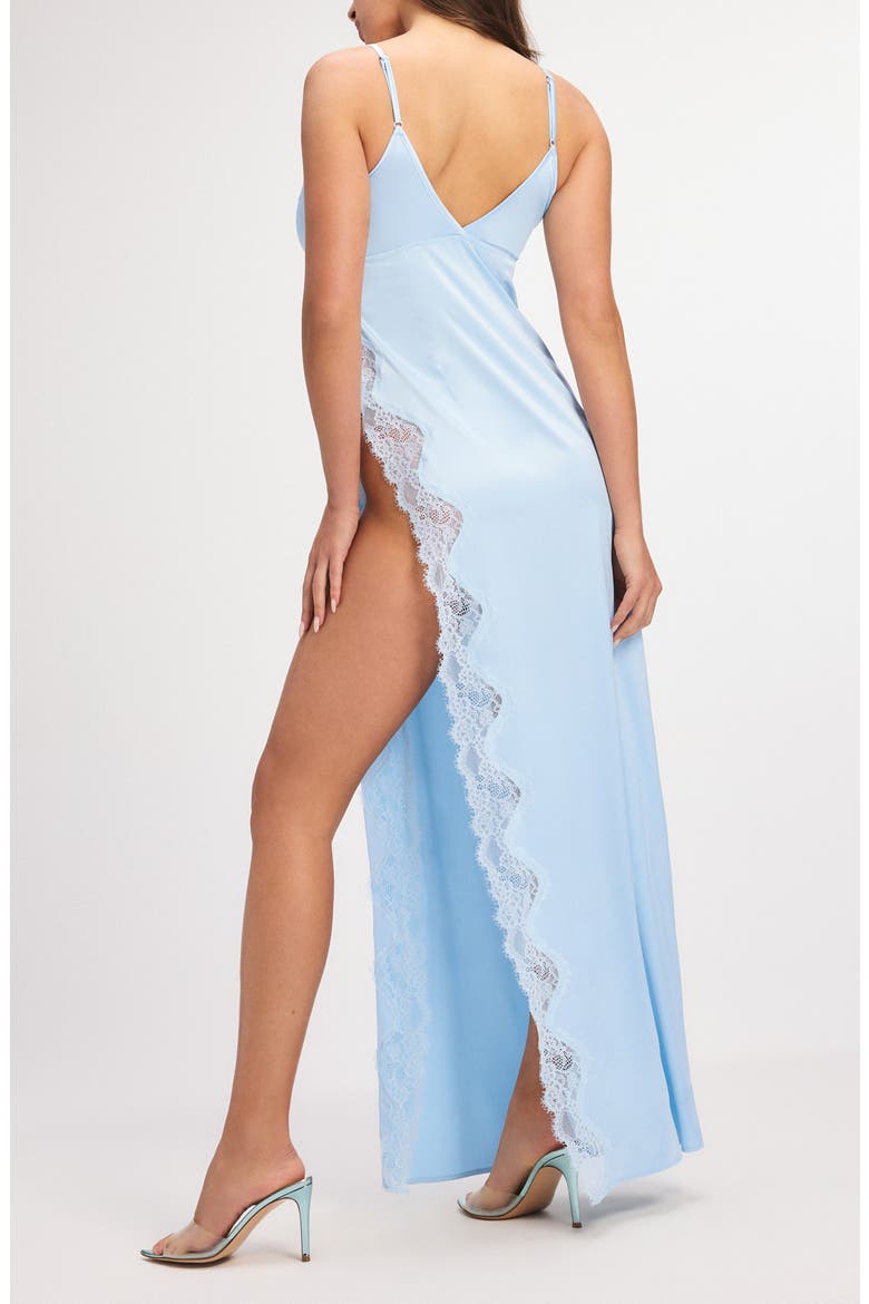 Nite Shade Maxi Nightgown, Alternate, color, SKYLINE BLUE