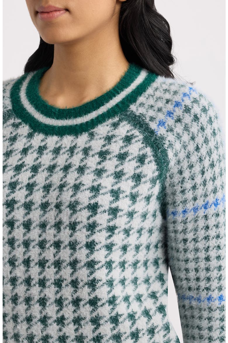 Raglan Sleeve Sweater, Alternate, color, FOREST