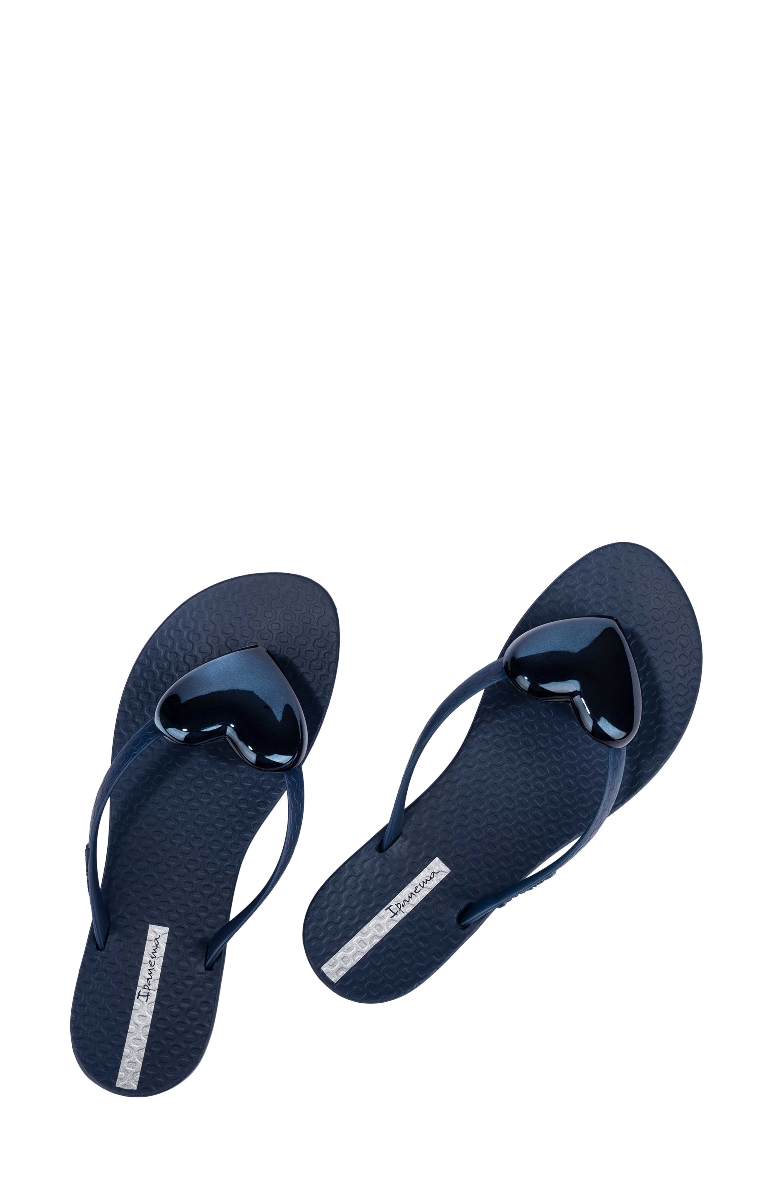 Maxi Fashion IV Fip Flop, Alternate, color, BLUE/METALLIC/SILVER