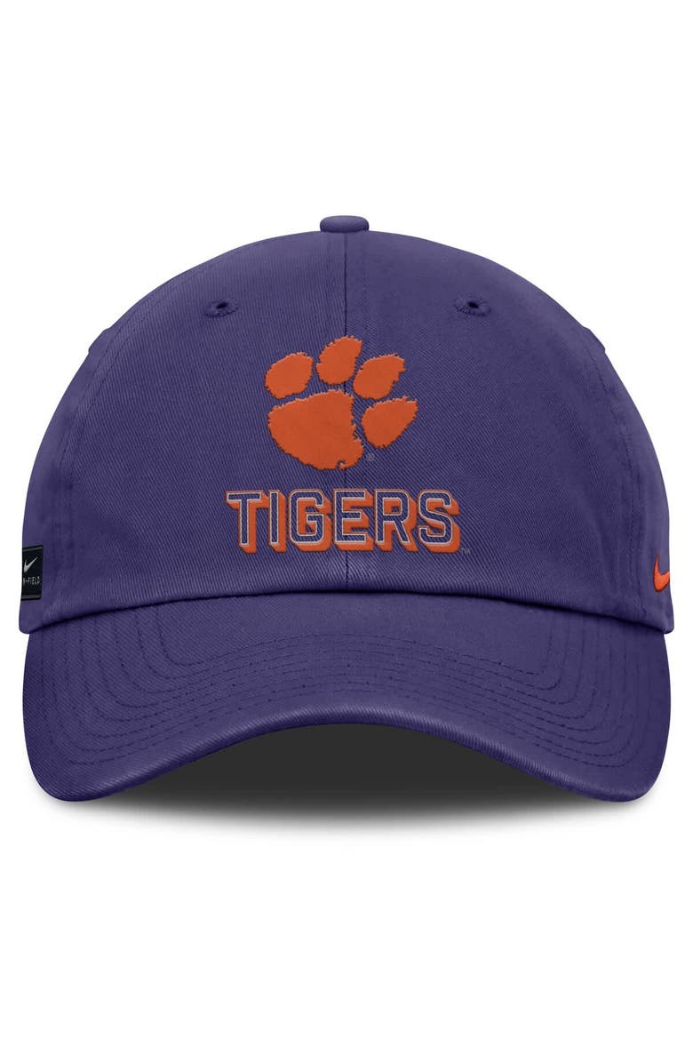 Nike Men's Nike Purple Clemson Tigers 2025 On-Field Club Adjustable Hat, Alternate, color, Purple