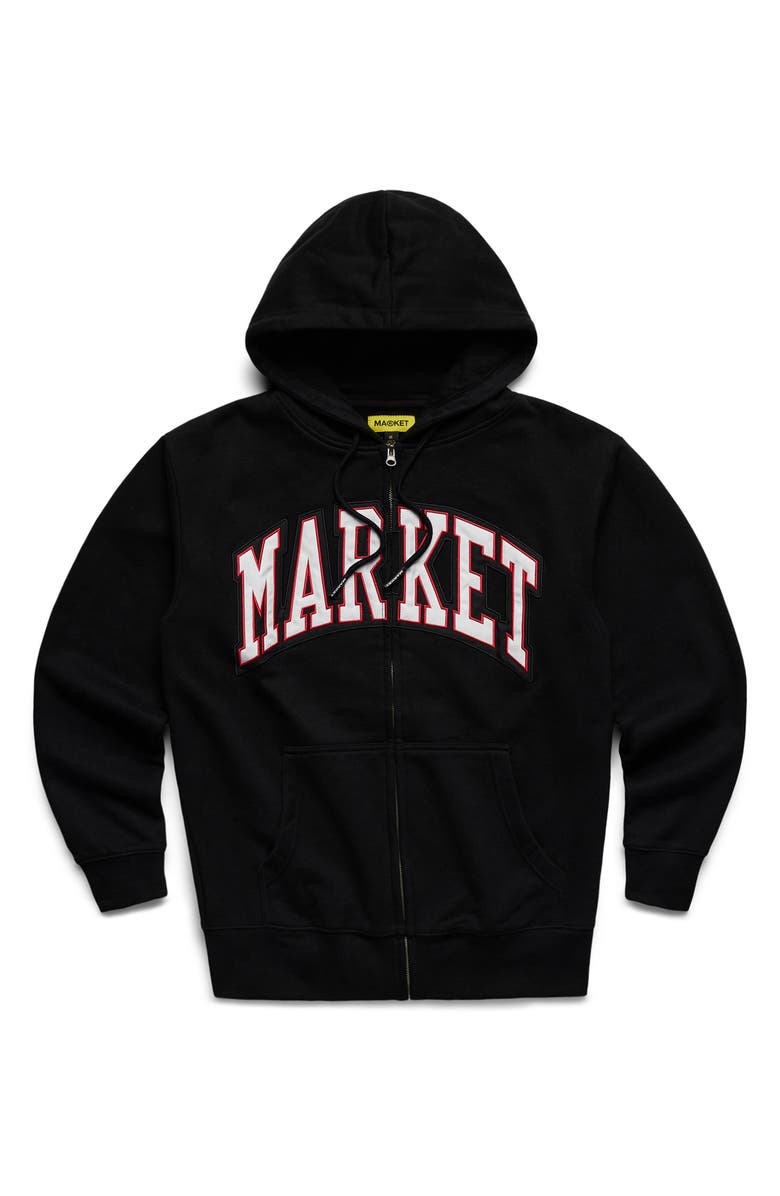 MARKET Men's Market Arc Zip Hoodie, Main, color, 