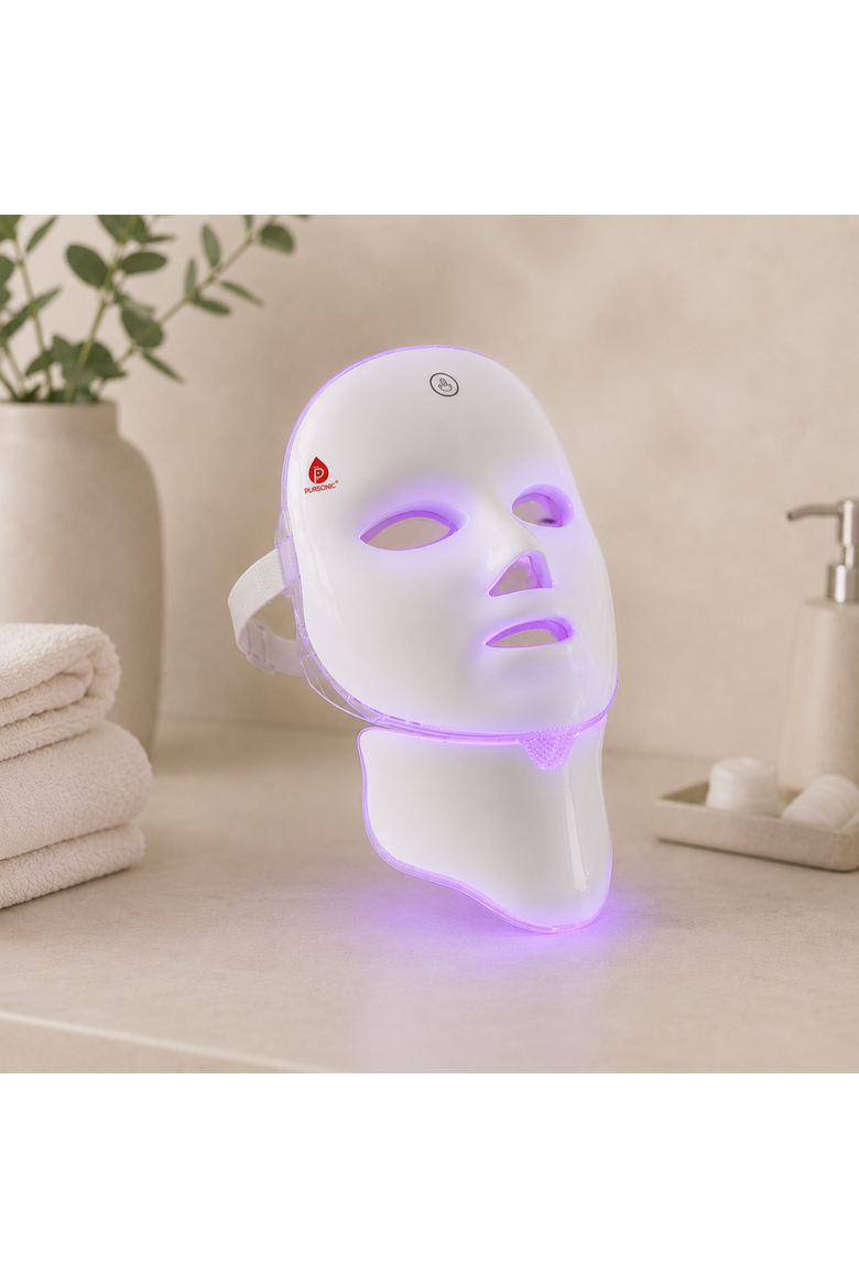 【7in1LEDライト】フェスマスク・ネックケアセット 7-in-1 Led Light Therapy Mask for Face & Neck (Women) | Nordstrom