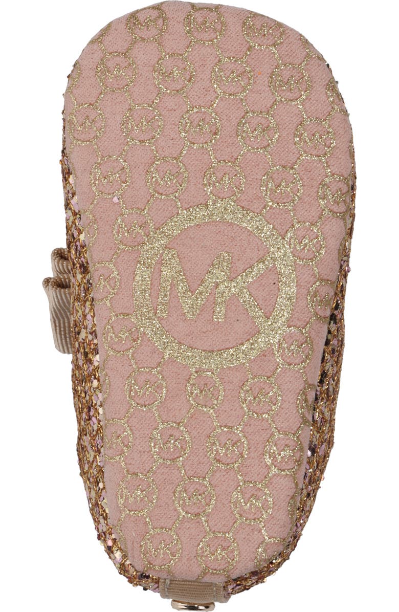 MICHAEL Michael Kors Baby Day Mary Jane Crib Shoe, Alternate, color, Rose Gold
