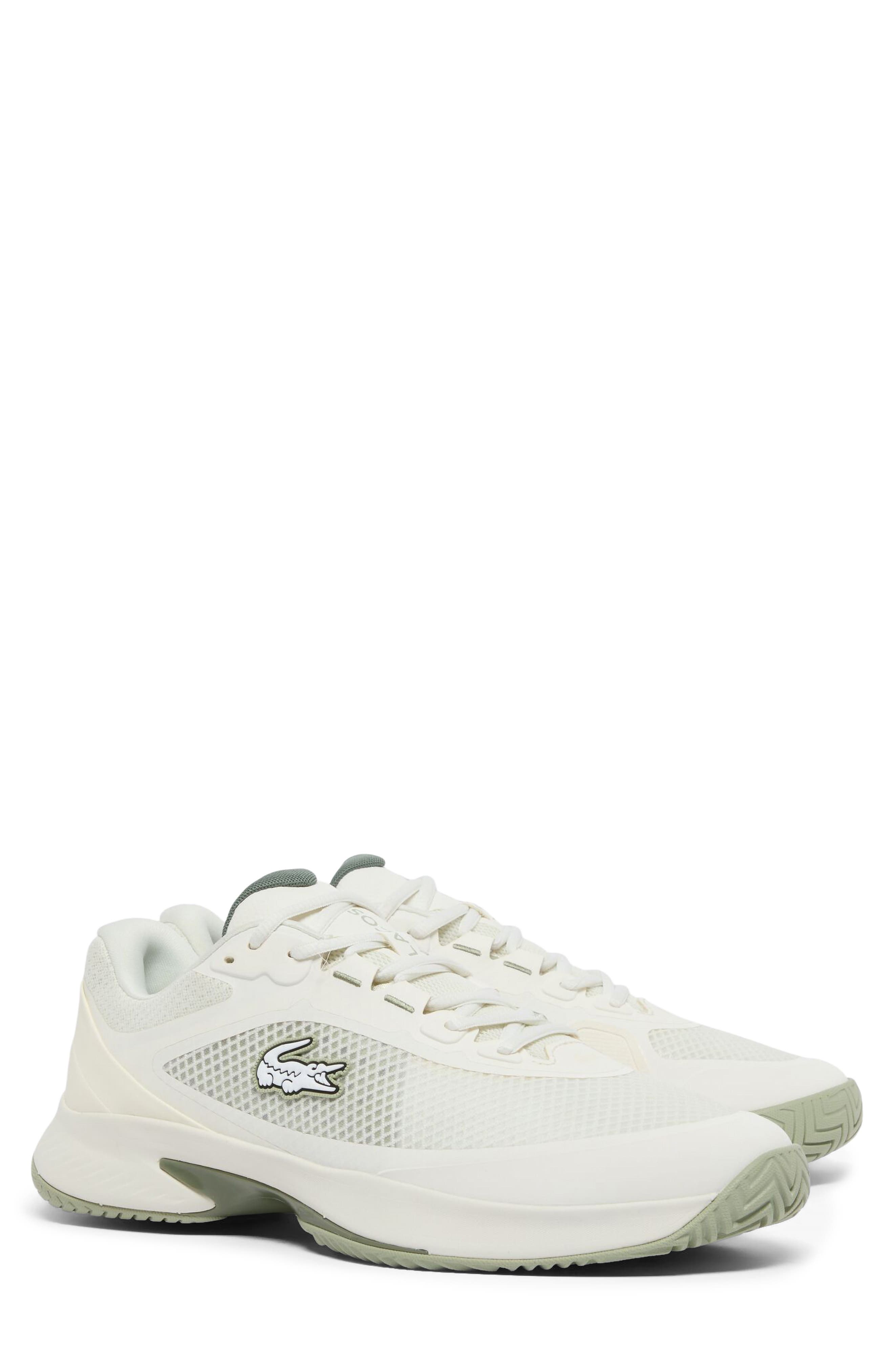 Tech Point Tennis Shoe, Main, color, OFF WHITE/ KHAKI