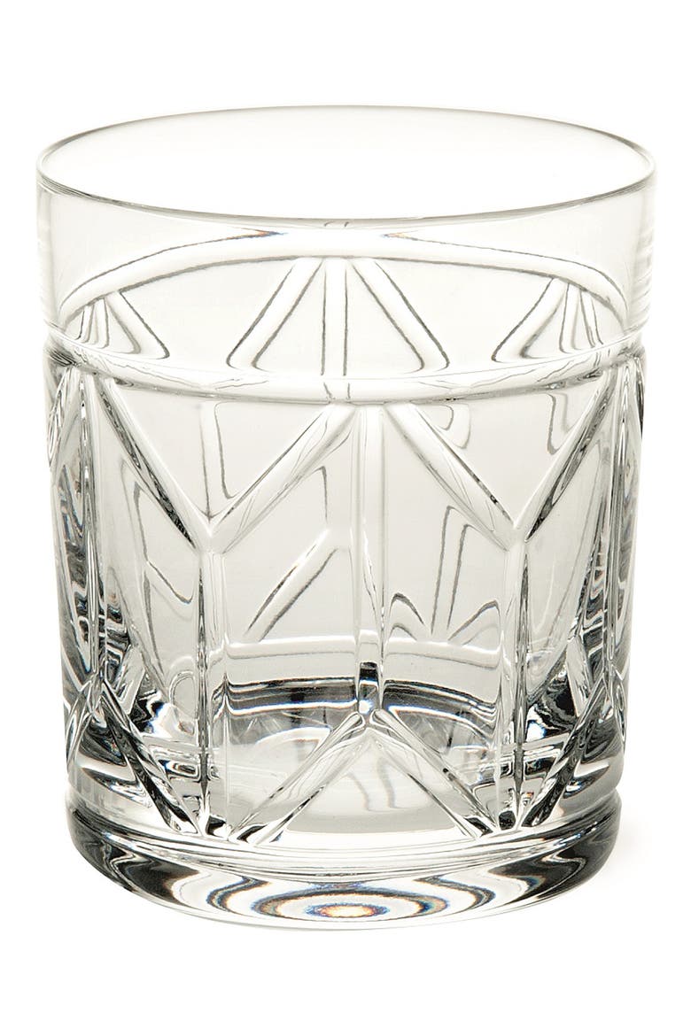 Vista Alegre Avenue Lead Crystal Old Fashioned Glass, Main, color, CLEAR
