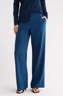 Sullivan Silk Stretch Crepe de Chine Pants