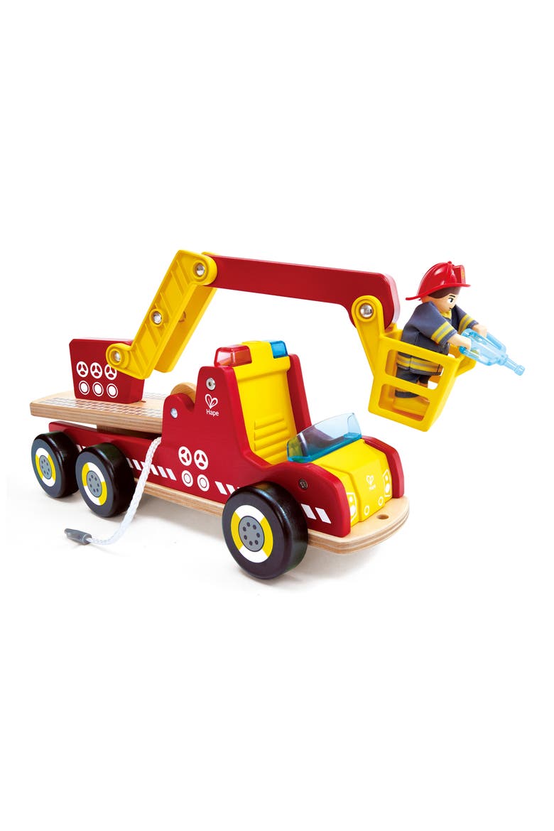 Siren & Lights Toy Fire Truck, Alternate, color, MULTIPLECOLOR