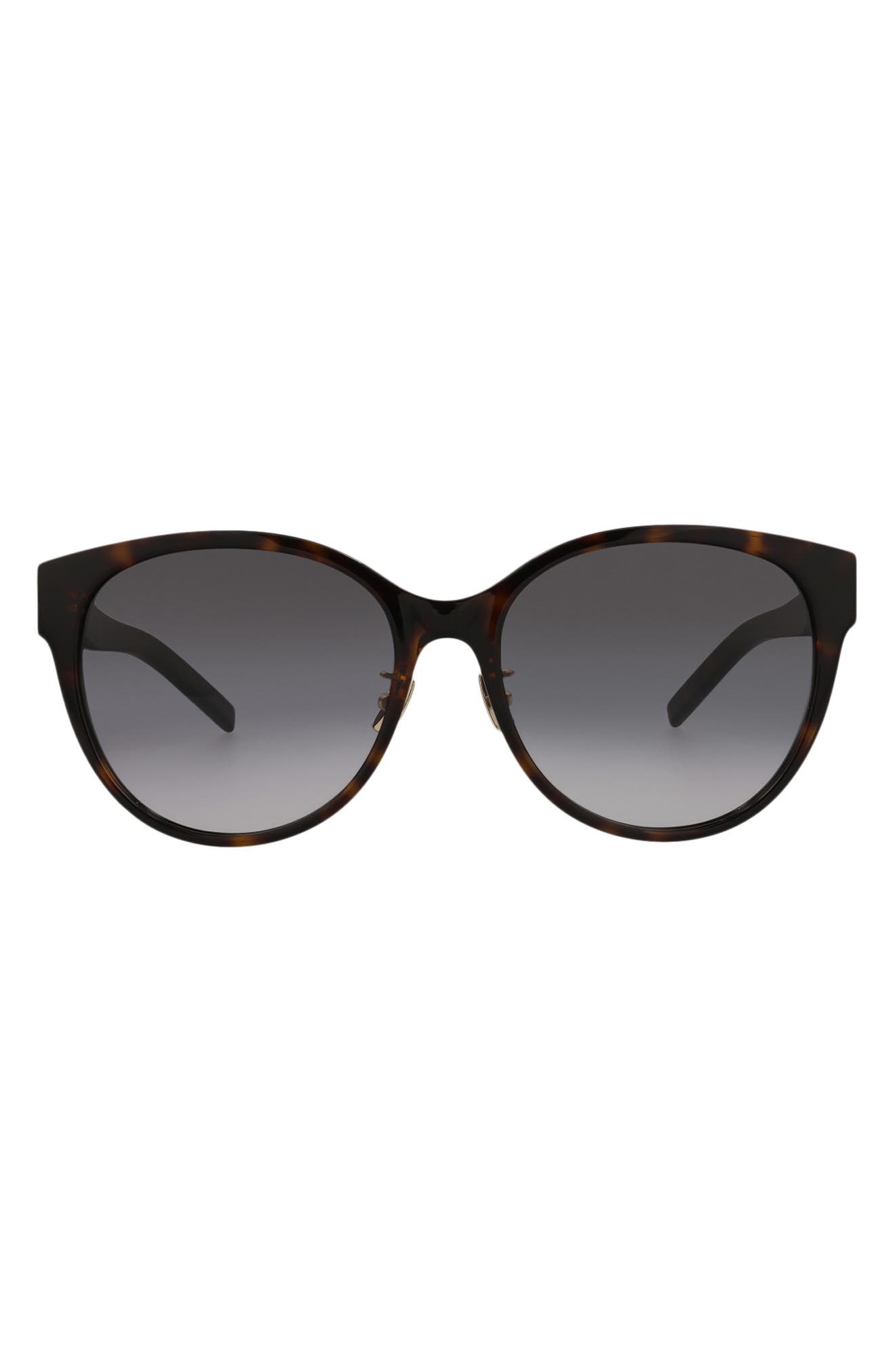 Saint Laurent 57mm Round Sunglasses