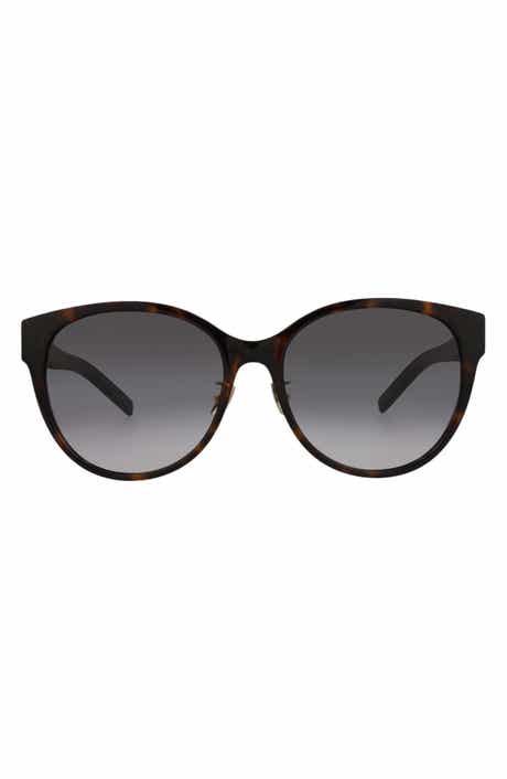 Saint Laurent 57mm Round Sunglasses