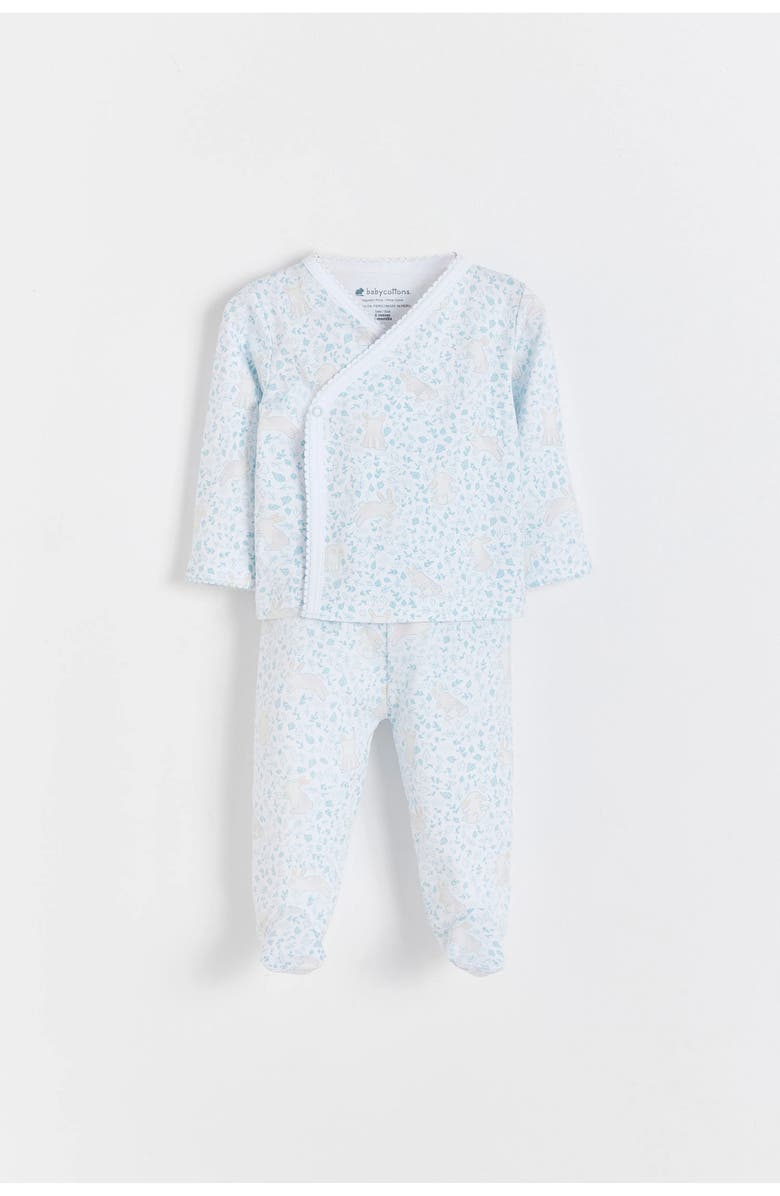 Babycottons Peanut Kimono & Pants Set for Infant, Main, color, Full-Print