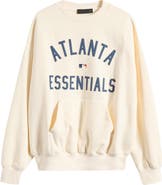 Fear of God Essentials Braves Sport Fit Crewneck Sweatshirt