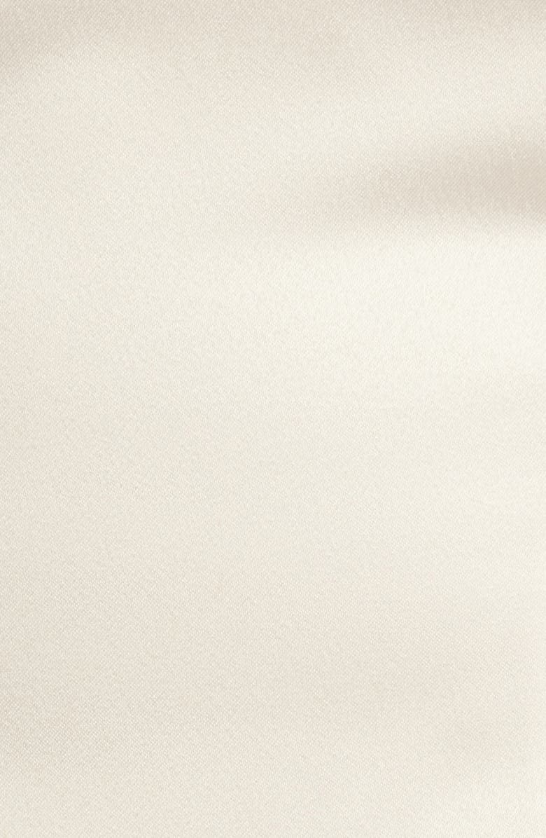 LoveShackFancy Jake Satin Minidress, Alternate, color, Champagne