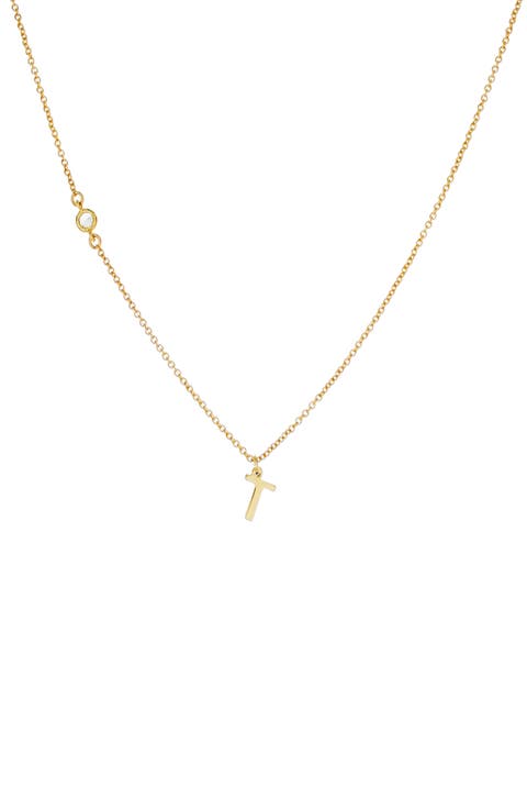 Initial Pendant Necklace