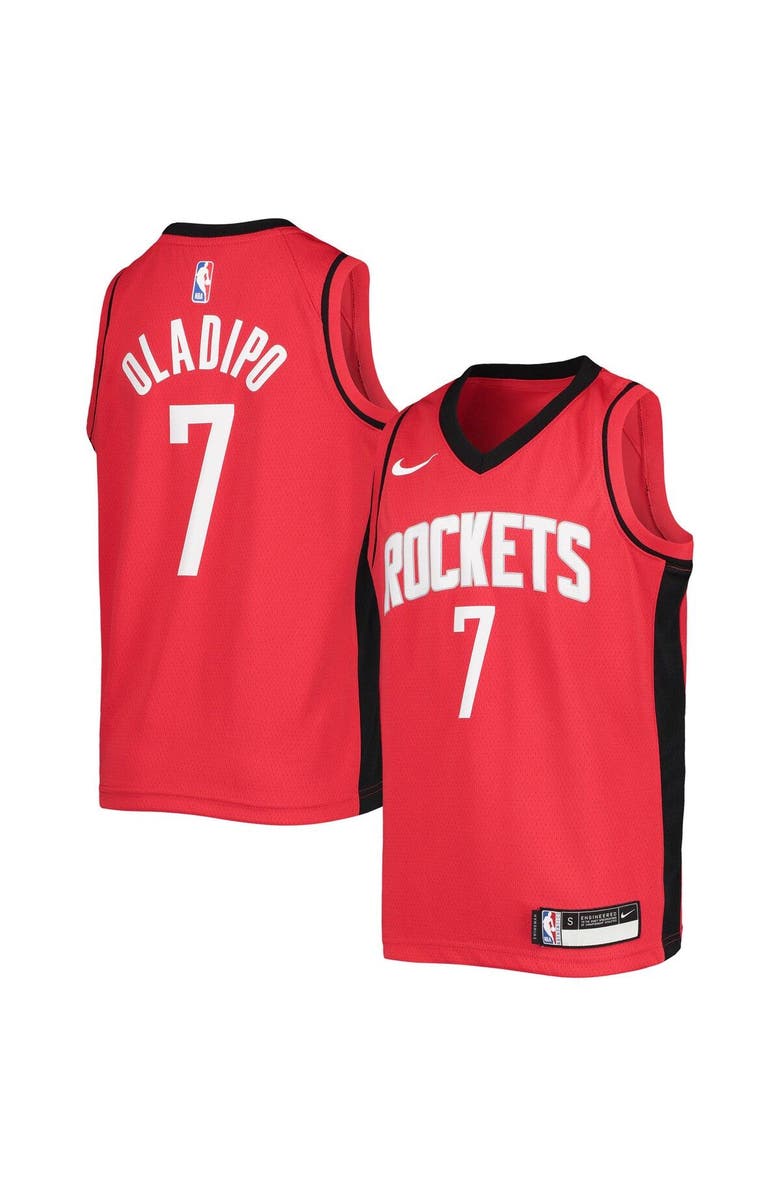 Nike Youth Nike Victor Oladipo Red Houston Rockets Swingman Jersey - Icon Edition, Main, color,