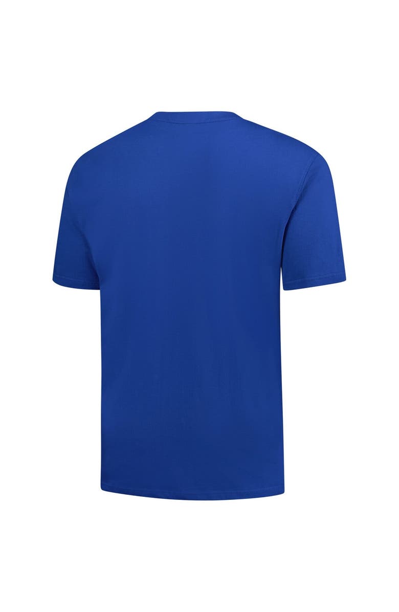 PROFILE Men's Profile  Royal Toronto Blue Jays Big & Tall Distressed Logo T-Shirt, Alternate, color, 