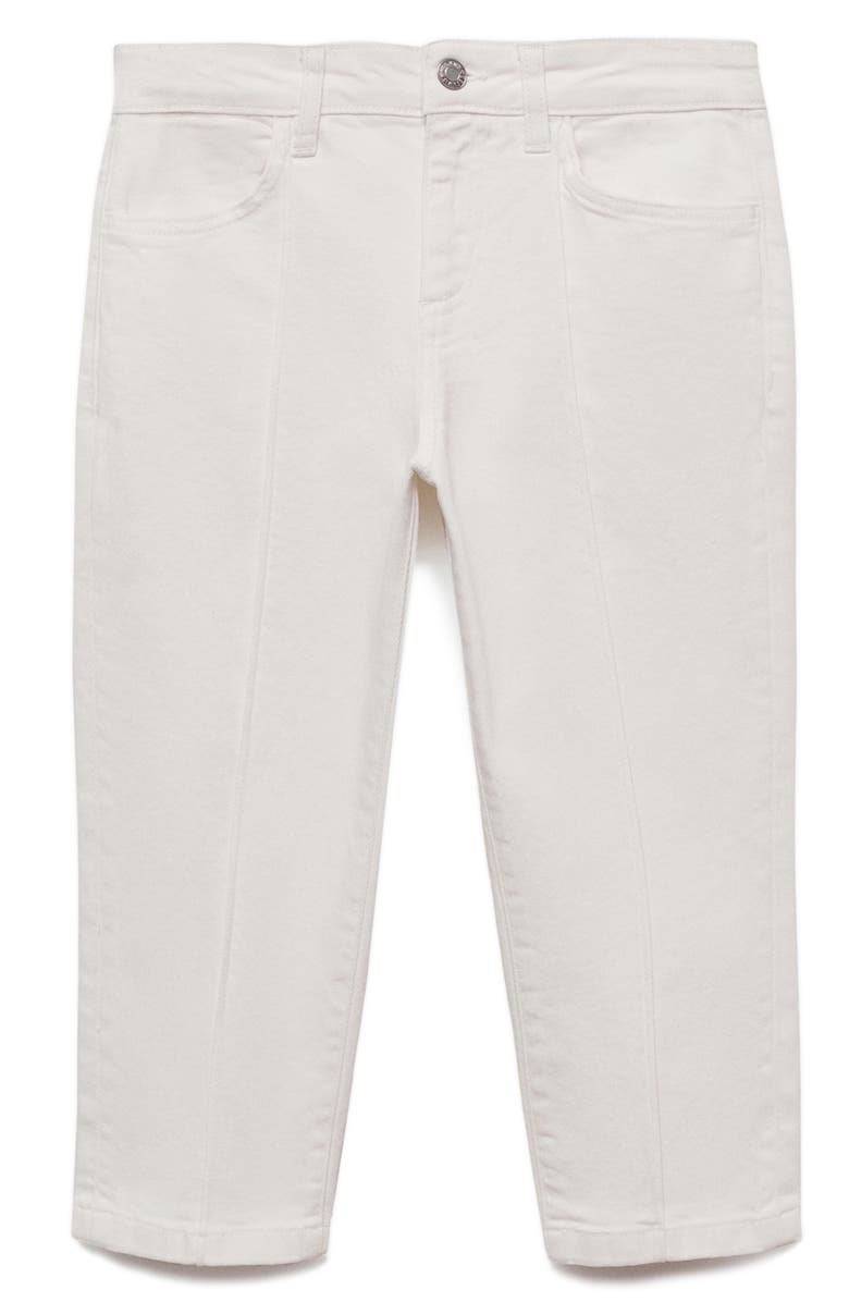 MANGO Slim Fit Capri Jeans, Alternate, color, 