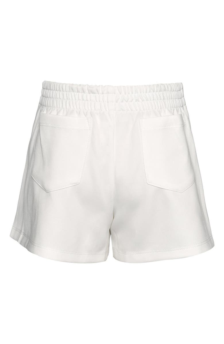 Hannah Banana Kids' Asymmetric Pleated Skort, Alternate, color, White