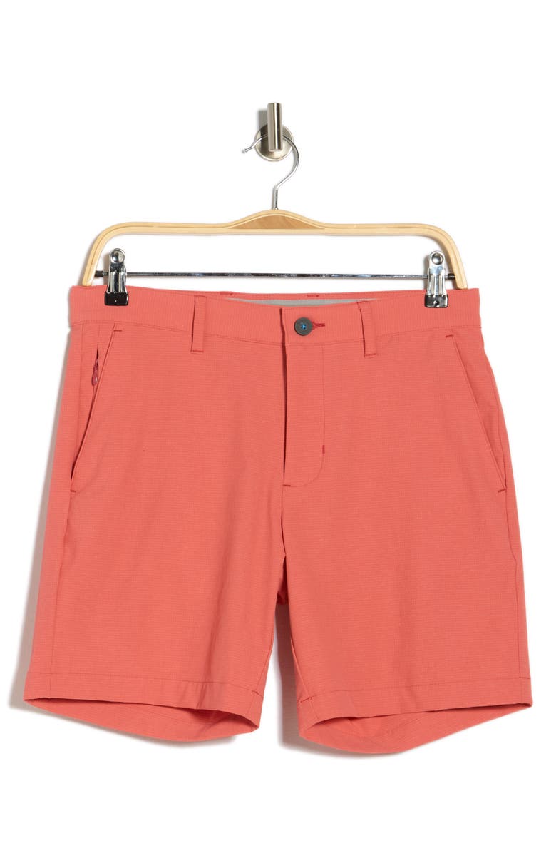 Tommy Bahama Chip Shot IslandZone<sup>®</sup> Stretch Nylon Blend Ripstop Shorts, Alternate, color, Red Ginger