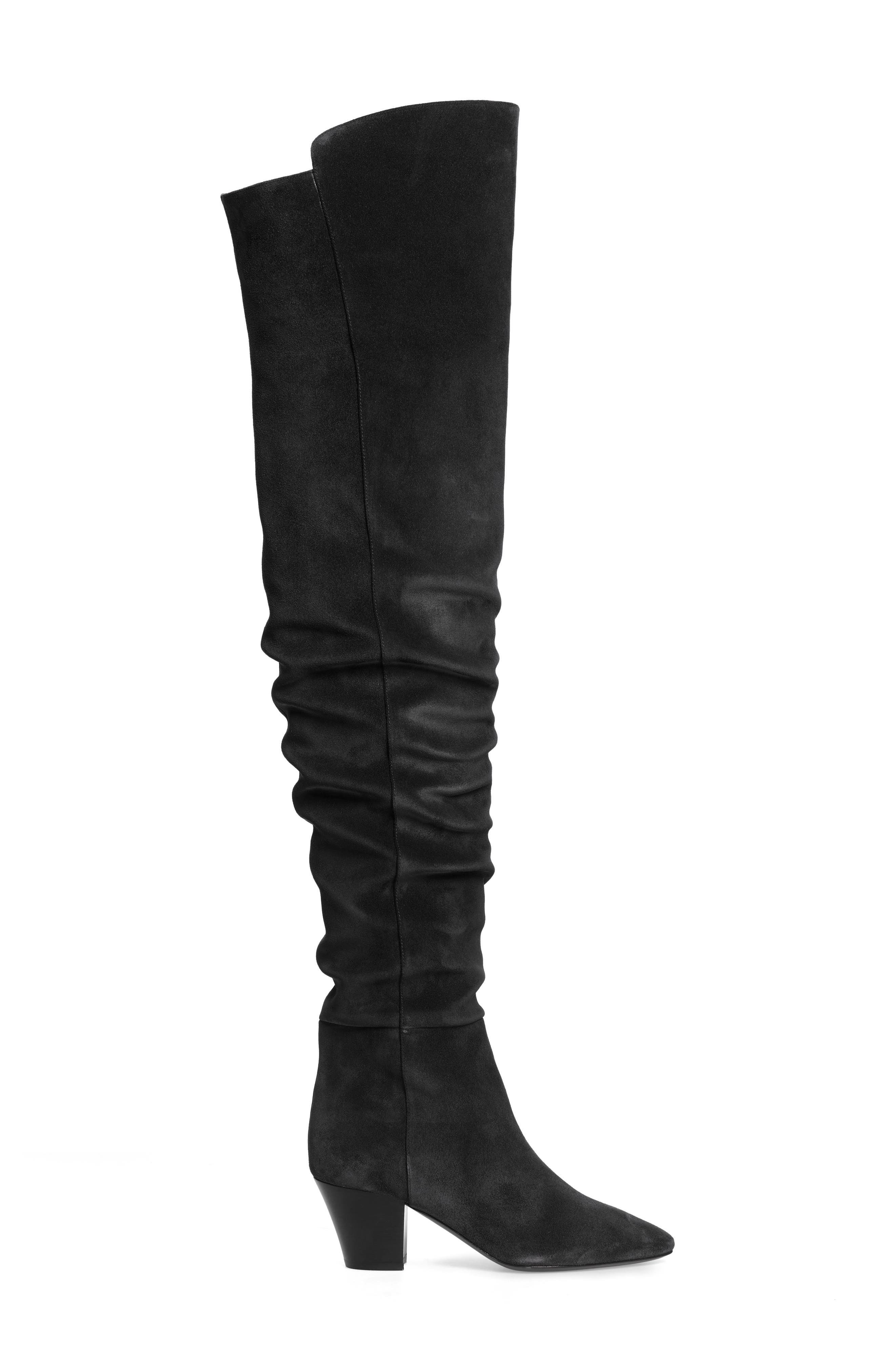 Saint Laurent Sun Over the Knee Boot, Alternate, color, 