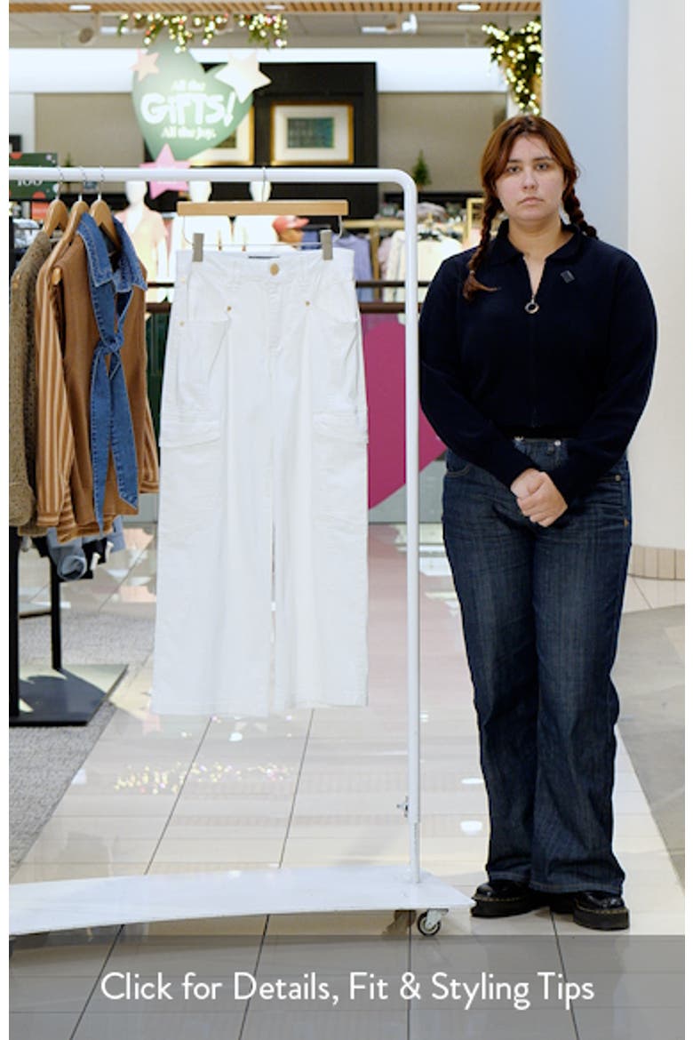 Skyrise Wide Leg Cargo Pants video