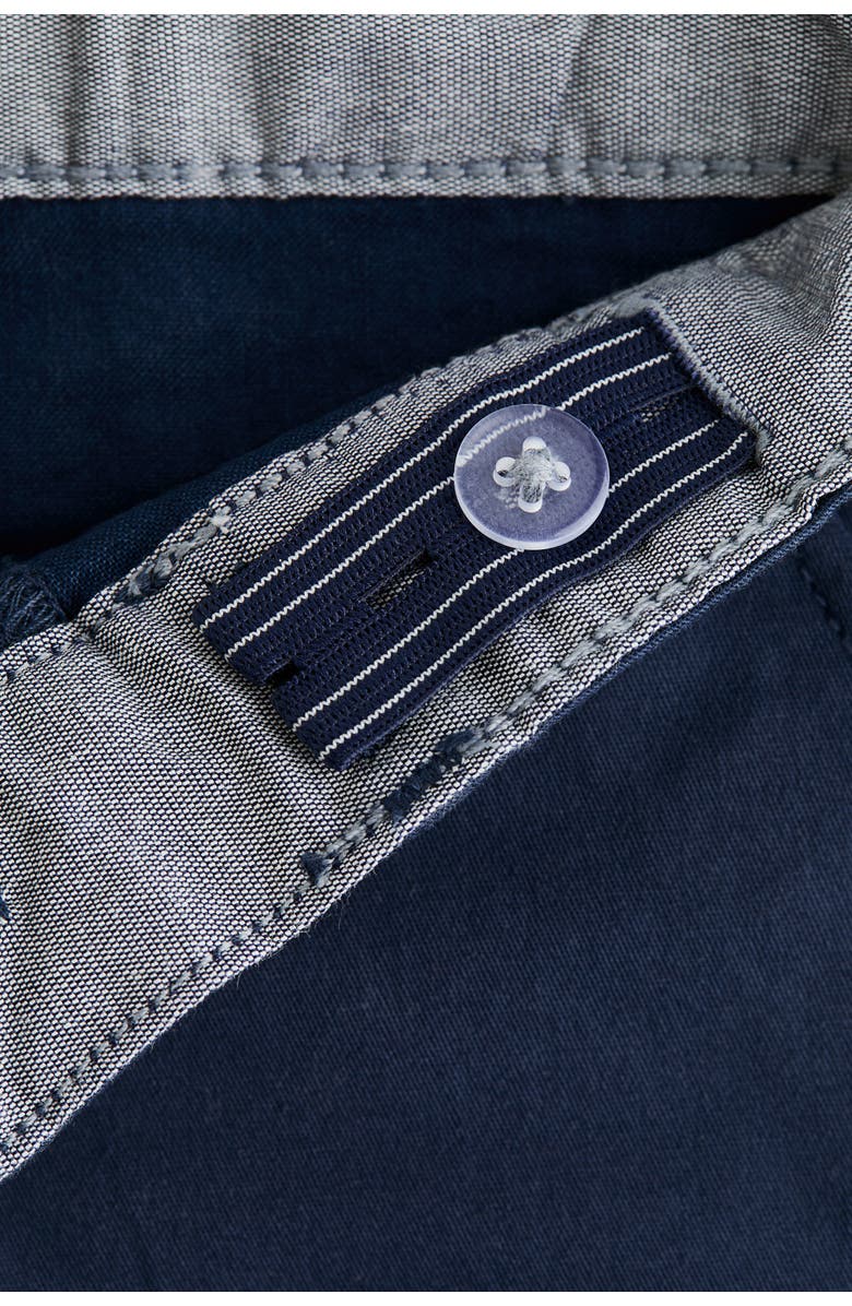 H&M Cotton Chino Shorts, Alternate, color, Navy Blue