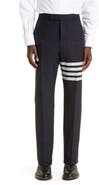 Thom Browne 4-Bar Mélange Wool Pants